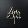 Caketopper Name x Jahre mit