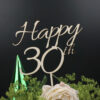 Happy xth Birthday Topper mit Deko