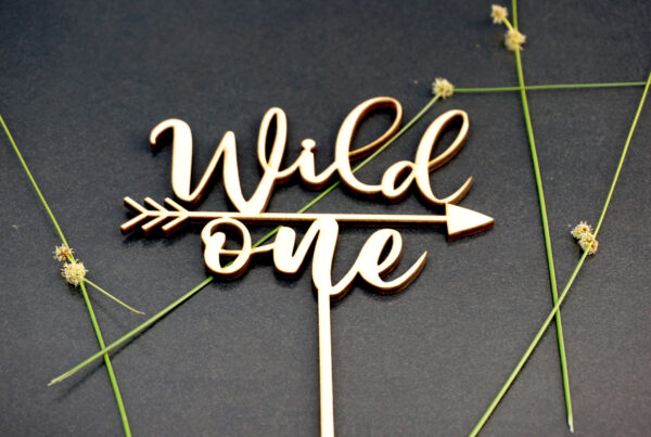 Wild one mit Pfeil Topper