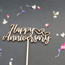 Happy Anniversary Topper