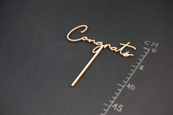 Topper Congrats Maße 2