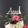 Caketopper - Prinzessin mit Name Variante 2