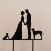 Brautpaar Hund und Kind