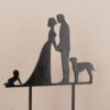 Brautpaar Hund und Kind