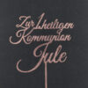 Zur 1. heiligen Kommunion Name Topper