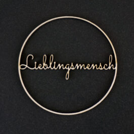 Ring "Lieblingsmensch" Nahaufnahme